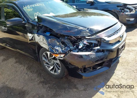 2016 Honda Civic Ex z USA, uszkodzony, nr VIN 19XFC2F77GE217421